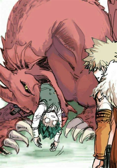 The two guards in front and Kiri and the king in back as I walked in the middle. . Yandere dragon king bakugou x reader